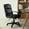 thumbnail image 4 of Flash Furniture Fundamentals Big & Tall Swivel LeatherSoft Office and Gaming Chair, Black, 4 of 19