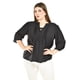 thumbnail image 1 of Blusa con detalle de moño Roman Fashion /Tallas Extras, 2657 (Negro) negro 40, 1 of 6