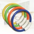 thumbnail image 3 of 4pcs Colorful Diving Rings Underwater Swimming Grab Toy Rings Diving Training Accessory (Orange Green Yellow Blue), 3 of 4