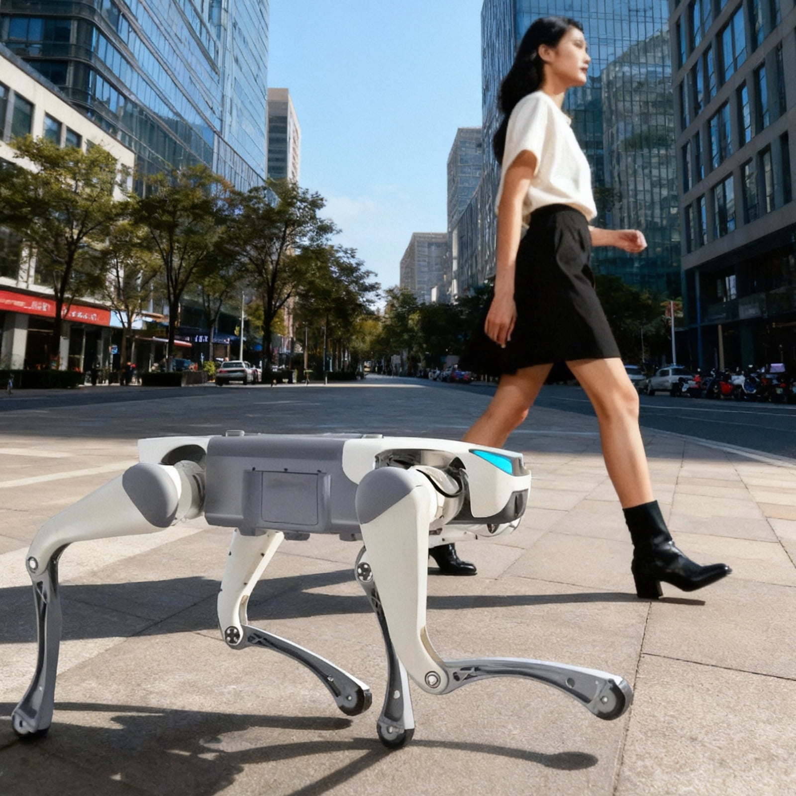 DEEP Robotics Lite 3 Quadruped Robot Dog – Autonomous Smart Bionic, Supports Secondary Development, STEM Education Kit for Research Platform, Patrol & Entertainment (Basic)