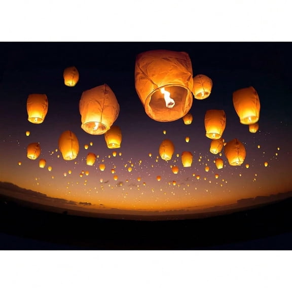 20 Piece Set Of Colorful Paper Lanterns, Easy to Hang, Suitable for Families, Weddings, Birthdays, Commemorative Events, and Party Celebrations