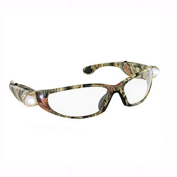 SAS Safety SAS-5422 LED Inspectors Camo Safety Glasses, Tan