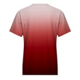 thumbnail image 5 of TAGOLD Womens Summer Plus Size Tops,Tops for Womens,Fashion Women Summer Loose Print Round-Neck T-Shirt Short Sleeve Casual Blouse, 5 of 5