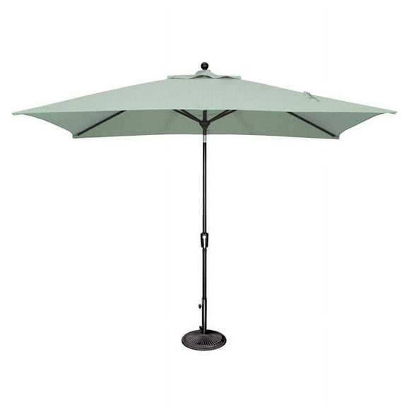 SSUM92-6X10RT09-A5413 6 x 10 ft. Rectangle Push Button Tilt Umbrella, Spa