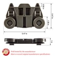 thumbnail image 5 of W10195417 UPGRADED Dishwasher Wheels Lower Rack for kenmore whirlpool KitchenAid Dishwasher Wheels Replaces Dish Rack Part Numbers, 5 of 5