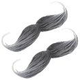 thumbnail image 3 of Simulated Beard Costume Facial Hair Simple Design For Halloween Adults 13.00X4.00X0.10cm Cosplay Accessory 2Pcs, 3 of 5