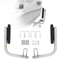 VEVOR Marine Trailer Guide Set, 20.5” Flexibly Adjustable Poles, Pair of Steel Anti-Rust Guides, Durable Roller Support for Ski, Fishing, or Sailboat Trailers 2024