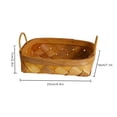 thumbnail image 2 of Panier de Rangement Portable en Rotin Fait Main avec Poignée, 2 of 12