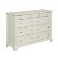 thumbnail image 6 of Homestyles Naples Off White Wood Dresser with Felt Lined Top Drawers, 6 of 9