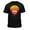 Black, variant on Teelocity Bob Ross Sunset Fill Graphic T-Shirt (Medium - Standard Fit, Black)