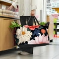 thumbnail image 6 of Fragmented Flowers Large Foldable Oxford Cloth Shopping Bag Storage Basket, 6 of 7