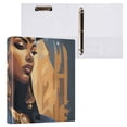 thumbnail image 3 of The Queen Of Egypt Side 3 Ring Binders 1.5 inch Hardcover File Folders with Interior Pockets A4 Size Organizer for School Office Hospital, 3 of 8