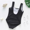 thumbnail image 3 of Traje de baño para niñas, traje de baño de una pieza con degradado colorido, moderno, duradero, práctico, traje de baño para niños lindo, 3 of 4