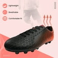 thumbnail image 2 of Zapatos de fútbol Vizari Stealth FG Firm Ground Little Kid, negro/naranja, 2 of 9