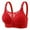 Red, variant on Ahdbta Womens Wireless Bras V Mesh Comfortable Bralette Supportive Tshirt Bra No Underwire Seamless Push Up Everyday Bras