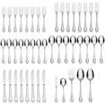 thumbnail image 2 of True Rose 45 Piece Everyday Flatware, Service for 8, 18/0 Stainless Steel, Silverware Set, Silver, 2 of 7