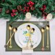 thumbnail image 1 of Flores Navideñas Cuchara de Acero Inoxidable Cuchara para Caf Cuchara de Fruta Tenedor de Postre Set de Navidad Cuchara y Tenedor Regalo para Fiesta de Navidad,Set de Cuchillera de Acero, 1 of 7