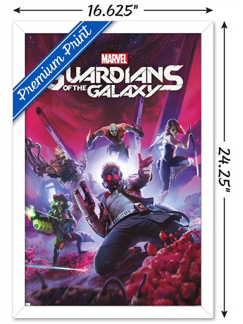 Marvel's Guardians of the Galaxy Video Game - Key Art Wall Poster