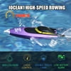 iOCEAN 1 RC Boats for Adults Kids Remote Control Boat 25KM/H High Speed Racing Boat 2 Channels 2.4GHZ Boats RC Rowing for Pools Lakes