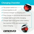 thumbnail image 6 of Droyd Weeler Electric Mini Bike - 24V 8Ah Battery, 6-10 MPH, Up to 8 Miles, LED Lights, Kids Ages 6+, 6 of 16