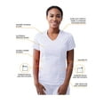 thumbnail image 3 of Adar Pro Modern Athletic Scrub Set For Women - Modern V-Neck Scrub Top & Yoga Jogger Scrub Pants, 3 of 7