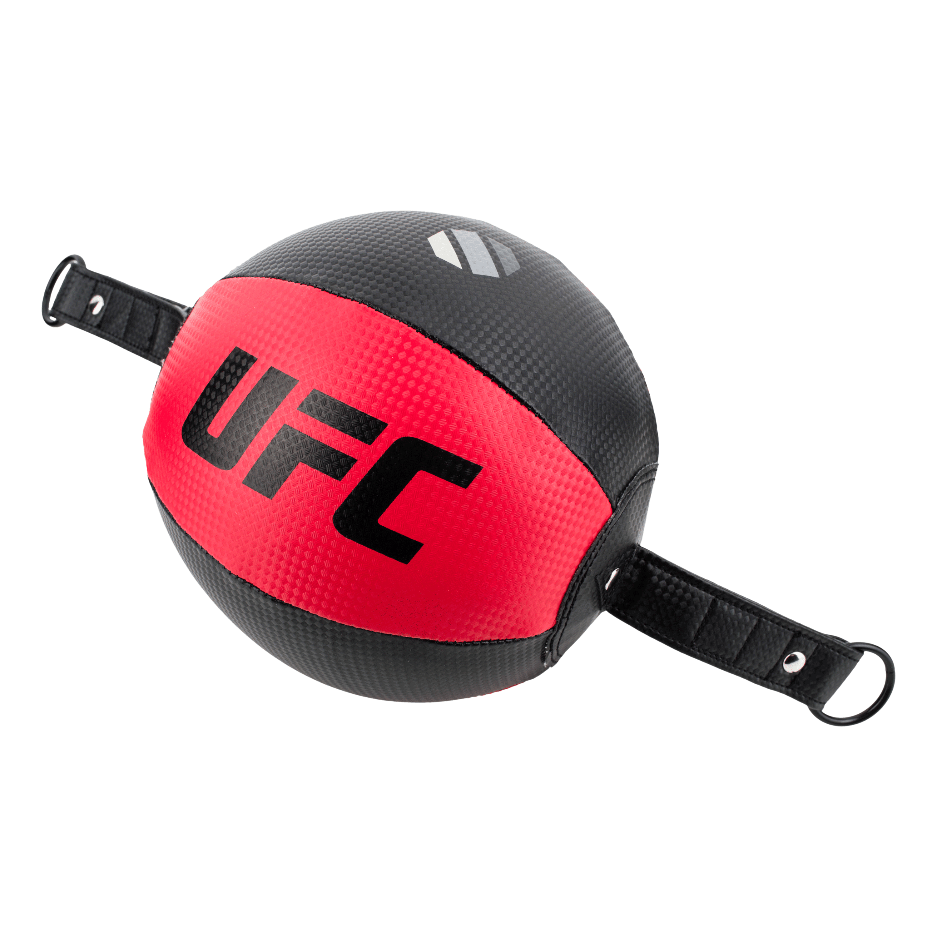 UFC Double End Bag - Black and Red - Punching Bag for Boxing and MMA Training - Enhance Speed, Accuracy, Precision