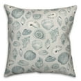 thumbnail image 2 of Creative Products Blue Multi Shell on Gray 18 x 18 Spun Poly Pillow, 2 of 3
