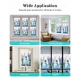 thumbnail image 6 of Window Privacy Film Spring Floral Stained Glass Window Film Decorative Sun Block Window Cover Botanical Watercolor Lavender Flower Vase Window Clings Static Adhesive Sticker for Bathroom 29.5"x78.7", 6 of 7