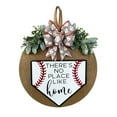thumbnail image 5 of Sunjoy Tech Hanging Pendant Baseball Summer Wreath Rich Content Bow-knot Baseball Door Decor Welcome Baseball Sign Home Decoration, 5 of 8
