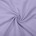 thumbnail image 4 of Avolia Plus Size Women Summer Casual Dress Solid Color Breathable Polyester Everyday Outing Wear Light Purple L, 4 of 8