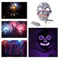 thumbnail image 2 of Máscara de fiesta de Halloween Máscara de flash de miedo LED Máscara de luz de línea EL Máscara de cosplay Ropa de fiesta, 2 of 6