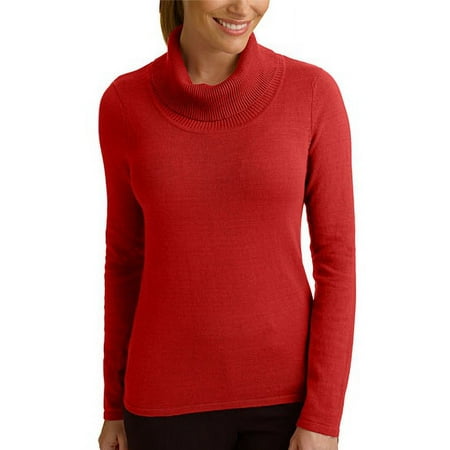 z.b.d. design - Women's Organic Cotton Faux Cashmere Turtleneck Sweater