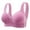 Purple, variant on Women's Comfortable Sexy Transparent Shoulder Strap Bra - Backless, Spongeless, Convertible Straps, All Seasons