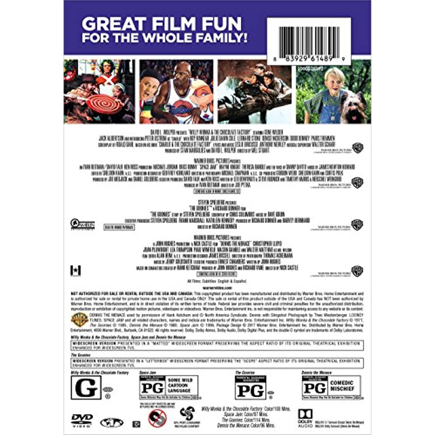 4 Film Favorites: Family Classics [DVD] - Walmart.com
