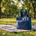 thumbnail image 2 of Dvumao Nylon Lunch Tote Bag Multi Pocket Portable Food Carrier Bag For Office Workers homes Daily Outdoor Use 3 Neutrals Colors Available, 2 of 6