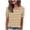 Black*Prime Deals, variant on Kinrui Womens Short Sleeve Cotton Linen Tops Half Zip Collared Blouses Casual Loose Solid Color Gauze Shirts Orange 2XL