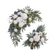 thumbnail image 2 of Flores para arco de boda, telón de fondo floral, guirnalda floral artificial, arco de boda Blanco, 2 of 9