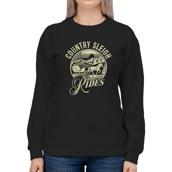 Country Sleigh Rides Winter Women's Sweatshirt