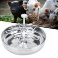 thumbnail image 4 of Pig Feeding Container,Stainless Steel Piglet Feed Feed Bowl Pig Feed Trough Reliable and Durable, 4 of 8