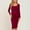 Wine#1, variant on Fesfesfes Maternity Bodycon Dress Long Sleeve Solid Color Waistband Mid Length Tight Fits Pregnancy Dress for Women Everyday Wear(Beige,XL)