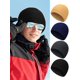 thumbnail image 2 of 4 Piezas Gorro de Invierno cálido para Reloj Gorro de Lana Polar Suave Gorro Grueso a Prueba de Viento Gorro de Calavera para Exteriores para Hombres y Mujeres, 2 of 7