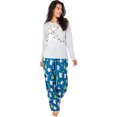 thumbnail image 1 of Puloru Family Matching Cute Pajamas Sets, Dad Mom Baby Kid Cartoon Bear Printed Sleepwear Homewear Sets, 1 of 6