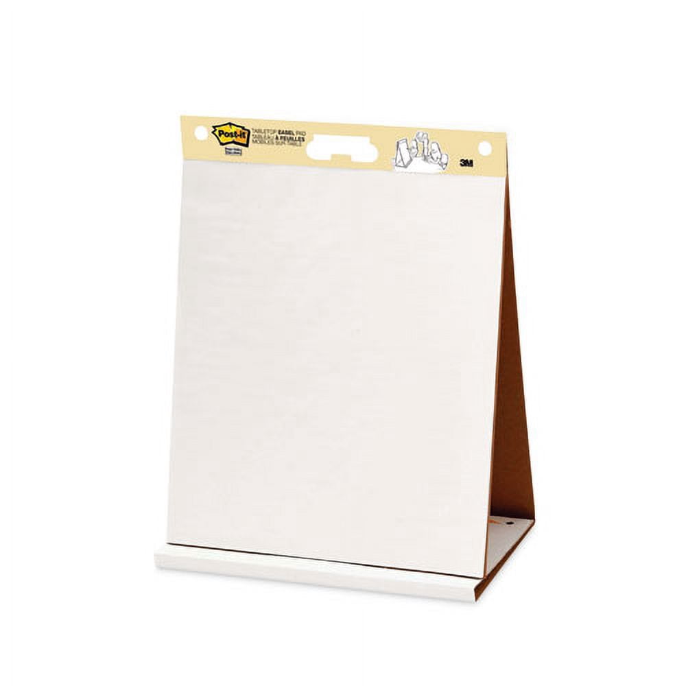 Self-Stick Original Tabletop Easel Pad, Unruled, 20 White 20 X 23 Sheets | Bundle of 10 Pads