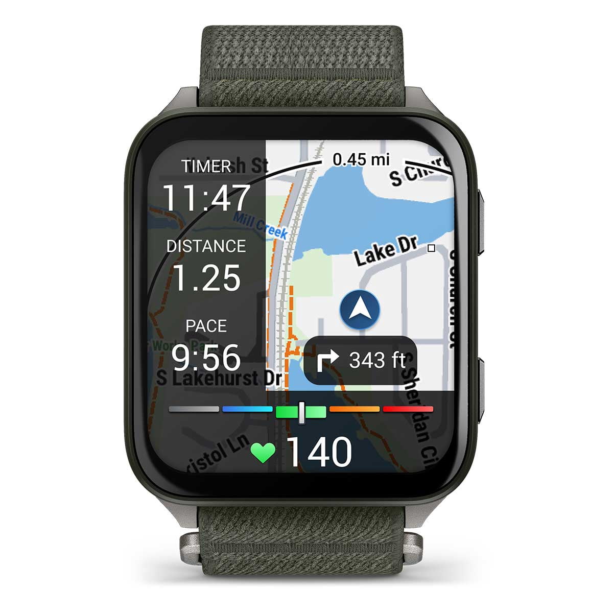 Garmin Venu X1 (Moss/Titanium) Fitness GPS Smartwatch Gift Box Bundle with PlayBetter Wall Adapter & Hard Case