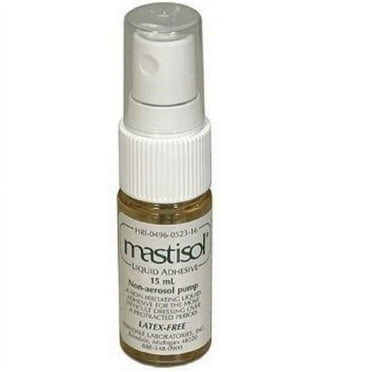Mastisol liquid adhesive 15 ml spray bottle part no. 0496-0523-16 (1/ea)