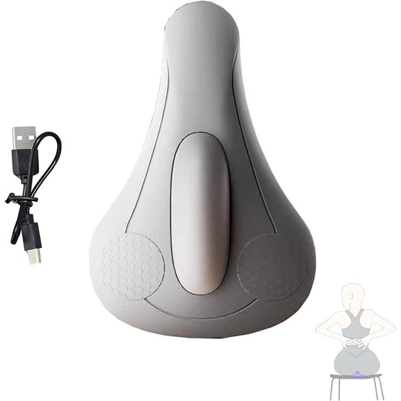 Pelvipulse Pro Men's Pelvic Floor Exerciser, a Type-C rechargeable seat trainer with four intelligent vibration modes to boost endurance and confidence.