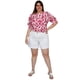 thumbnail image 5 of Short clásico de lino (talla extra), modelo 0136 (Blanco) Roman Fashion SH-ELY-0136-BLANCO, 5 of 5