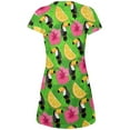 thumbnail image 2 of Tropical Vacation Toucan Pattern All Over Juniors Beach Cover-Up Dress Multi MD, 2 of 2