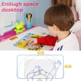 thumbnail image 5 of FDW Height Adjustable Multifunctional Children's Study Desk Table Chair Set with Drawer for Kids (Pink), 5 of 8