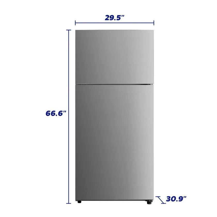 Element 18.0 cu. ft. Top Freezer Refrigerator, ENERGY STAR - Stainless Steel (ERT18CSCS)